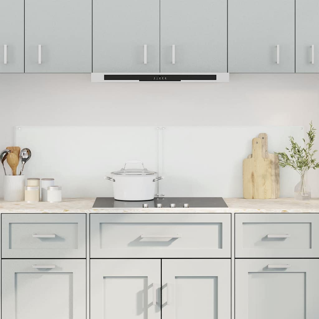 Kitchen splashbacks 2 pcs transparent tempered glass 70x40 cm