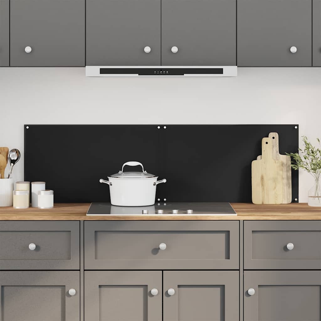 Kitchen splashbacks 2 pcs transparent tempered glass 70x40 cm