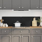 Salpicaderos cocina 2 uds vidrio templado transparente 70x40 cm