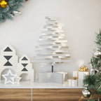 Árbol de Navidad de adorno madera maciza 110 cm