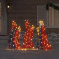 Iluminación navideña de los 3 Reyes Magos 3 pcs Cálido 105 cm