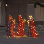 Iluminación navideña de los 3 Reyes Magos 3 pcs Cálido 105 cm