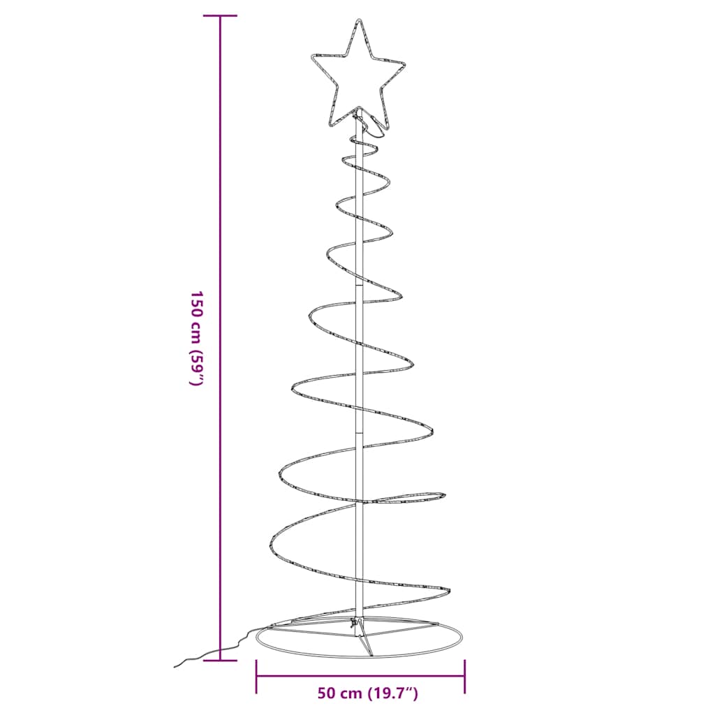 LED para árbol de Navidad 100 LED blanco cálido 150 cm