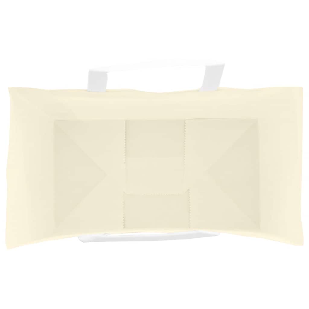Bolsas de papel con asas 250 uds amarillas 15x8x21 cm