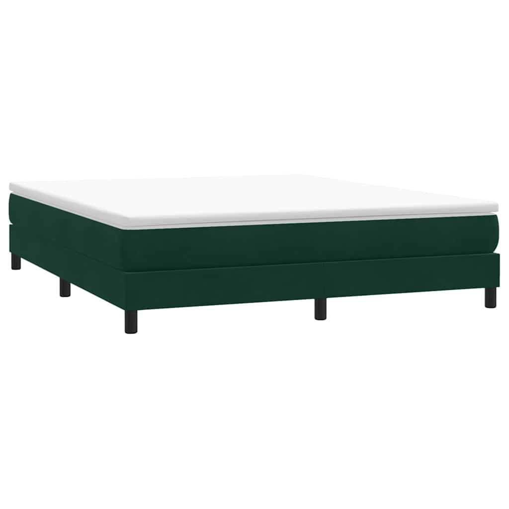 Cama box spring con colchón cuero sintético blanco 100x200 cm