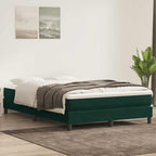 Cama box spring con colchón cuero sintético blanco 100x200 cm