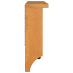 Perchero de pared SANDNES 45x12x35 cm madera maciza de pino
