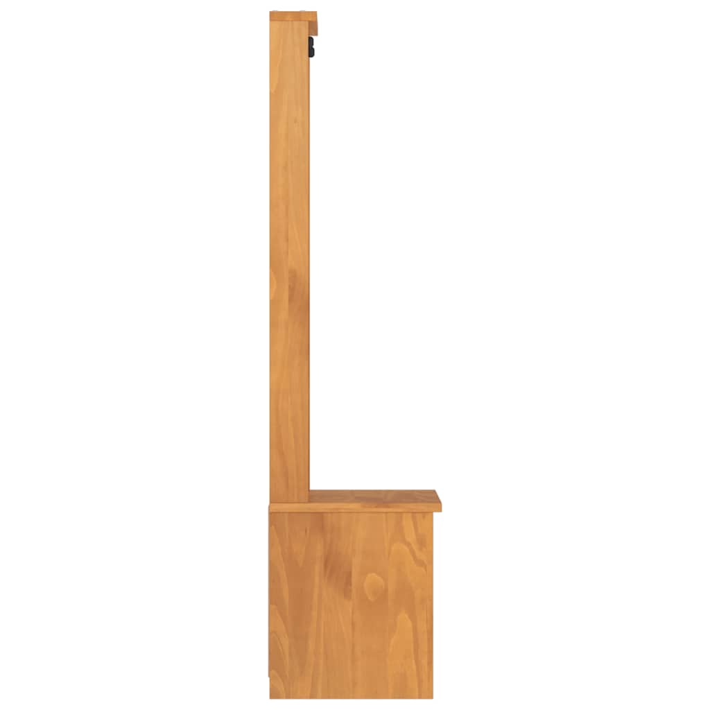 Perchero de entrada SANDNES 45x40x159,5cm madera maciza de pino