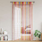 Cortinas de cuerdas 2 uds morado 100x250 cm