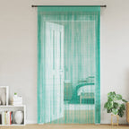 Cortinas de cuerdas 2 uds morado 100x250 cm