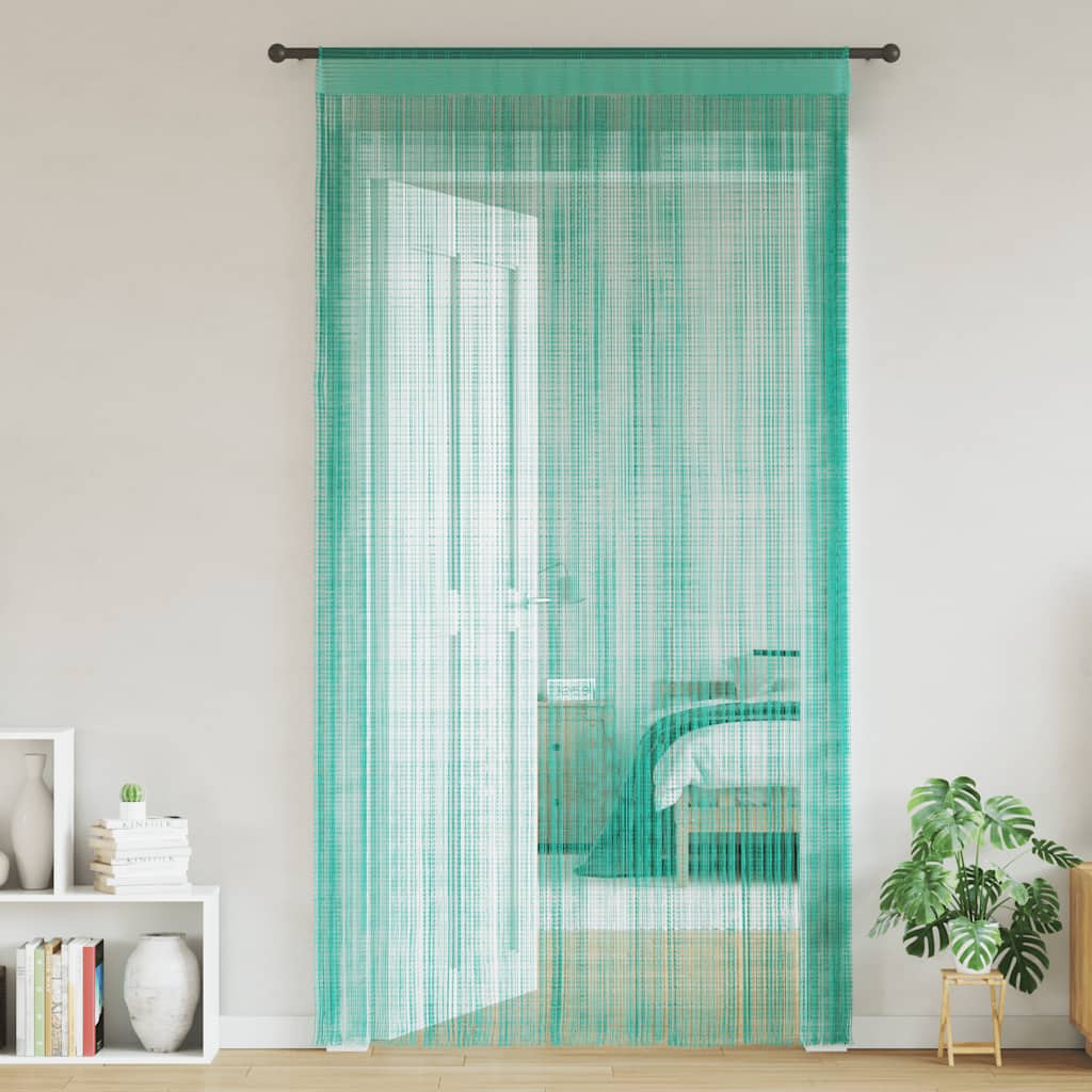 Cortinas de cuerdas 2 uds morado 100x250 cm