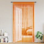 Cortinas de cuerdas 2 uds morado 100x250 cm