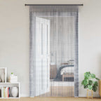 Cortinas de cuerdas 2 uds morado 100x250 cm