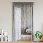 Cortinas de cuerdas 2 uds morado 100x250 cm