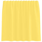 Cortinas de gasa con bolsillos para varillas 2 uds. amarillo