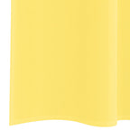 Cortinas de gasa con bolsillos para varillas 2 uds. amarillo