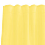Cortinas de gasa con bolsillos para varillas 2 uds. amarillo