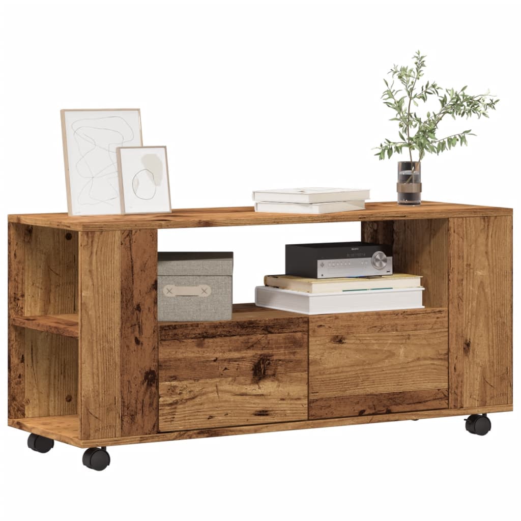 Mueble TV acero laminado en frío amarillo mostaza 202x39x43,5cm