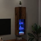 Mueble para TV con luces LED blanco 100x30x30 cm