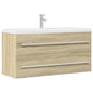 Oak Plywood Vanity Cabinet 100x38.5x48 cm