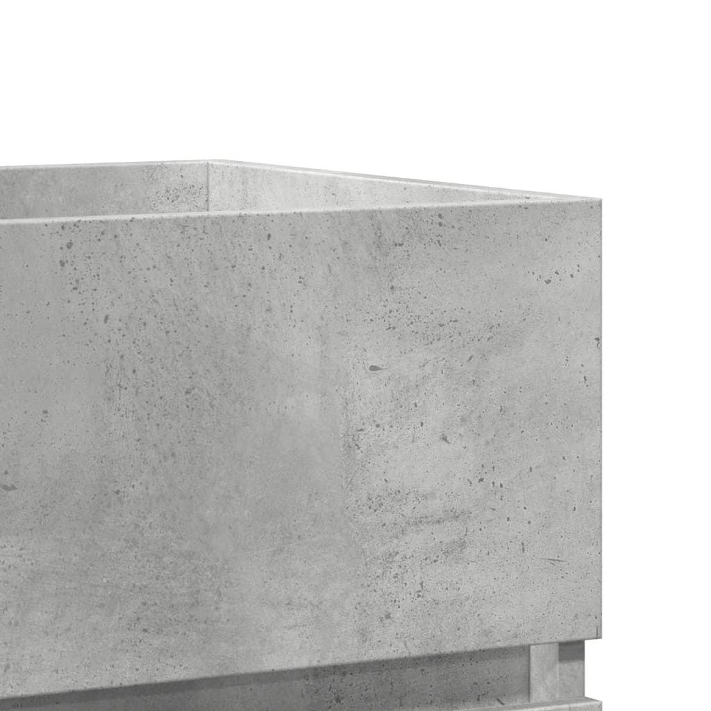 Armario de lavabo madera ingeniería gris hormigón 41x38,5x45 cm