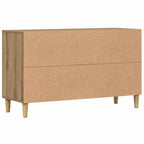Aparador de madera de ingeniería roble artisan 100x36x60 cm