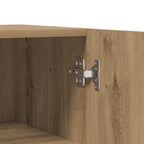 Aparador de madera de ingeniería roble artisan 100x36x60 cm