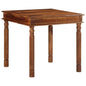 Mesa de comedor madera maciza de acacia 110x50x76 cm