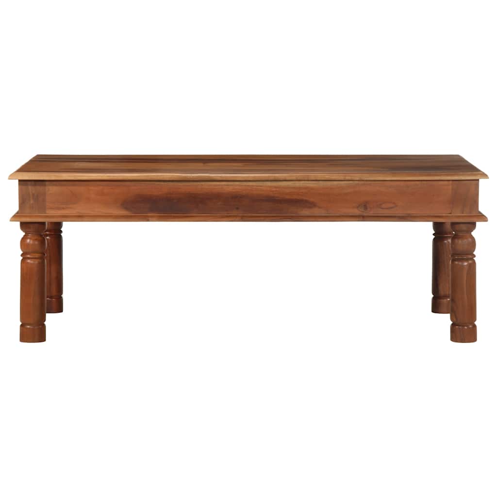 Mesa de centro de madera maciza 110x60x40 cm acacia