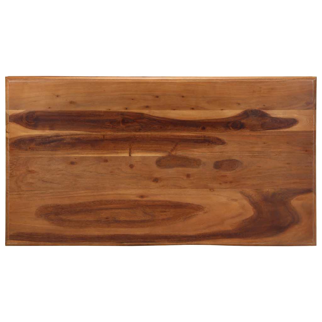 Mesa de centro de madera maciza 110x60x40 cm acacia