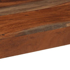 Mesa consola de madera maciza de acacia 120x30x76 cm