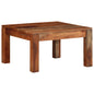Solid acacia wood coffee table 60x60x35 cm