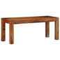 110 cm solid acacia wood bench