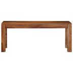 Banco 110 cm madera maciza acacia