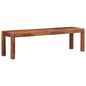110 cm solid acacia wood bench