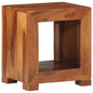 Mesa de apoio madeira maciça acácia 37x29x40 cm