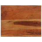 Mesa auxiliar madera maciza acacia 37x29x40 cm