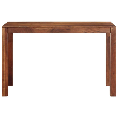 Solid acacia wood dining table 120x60x76 cm