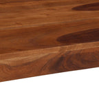 Mesa de comedor madera maciza 120x60x76 cm acacia
