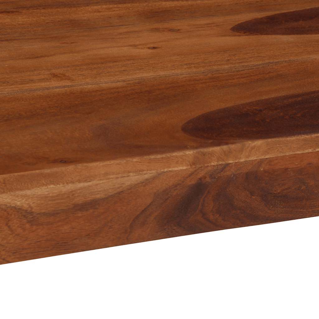 Mesa de comedor madera maciza 120x60x76 cm acacia