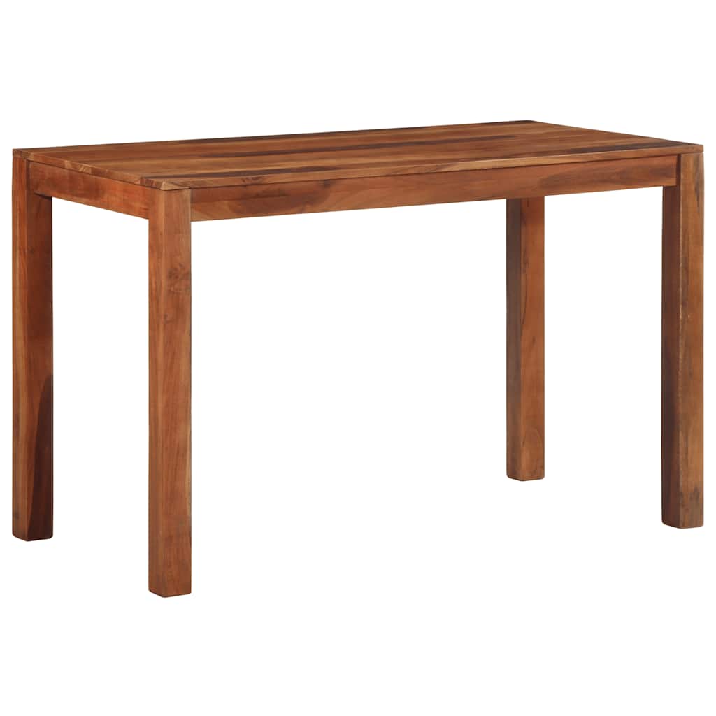 Mesa de comedor madera maciza 120x60x76 cm acacia