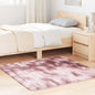 Alfombra de pelo largo NAVARRA azul marino 100x100 cm poliéster