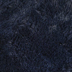 Alfombra de pelo largo NAVARRA azul marino 100x100 cm poliéster