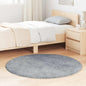 Alfombra de pelo largo NAVARRA azul marino 100x100 cm poliéster