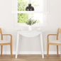 Solid Natural Rubberwood Drop-Leaf Dining Table 90/45x75x75 cm
