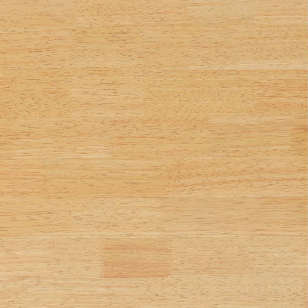 Dining Table Natural Solid Wood Rubber
