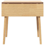 Dining Table Natural Solid Wood Rubber