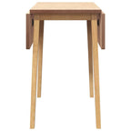 Dining Table Natural Solid Wood Rubber