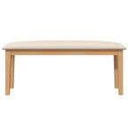 Banco 110 cm Madera Maciza Caucho