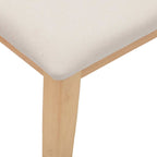 Banco 110 cm Madera Maciza Caucho